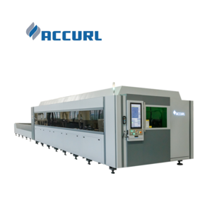 Accurl Euro-Fiber 4020 Large Fiber Laser Tube Cutting Machine CNC Laser Cutter And Engraver 6000W with CE clean room