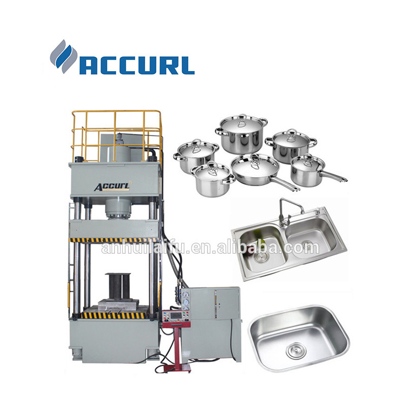 Anhui factory best selling synthetic diamond hydraulic press stainless steel pot making machine