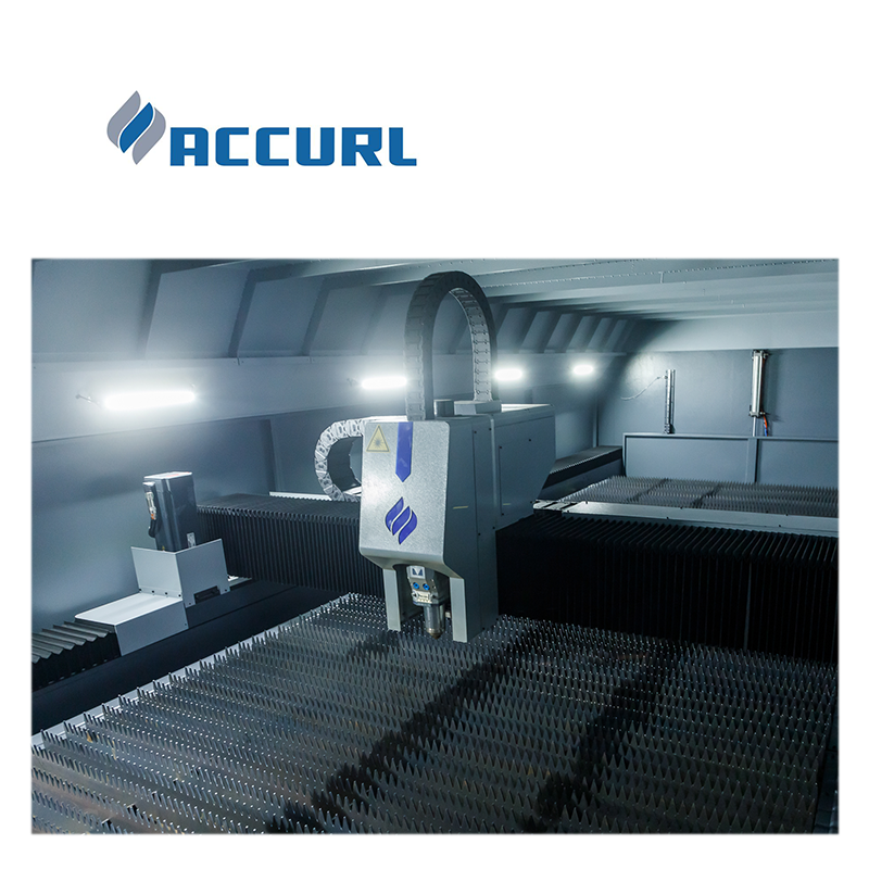 Accurl Euro-Fiber 4020 Large Fiber Laser Tube Cutting Machine CNC Laser Cutter And Engraver 6000W with CE clean room