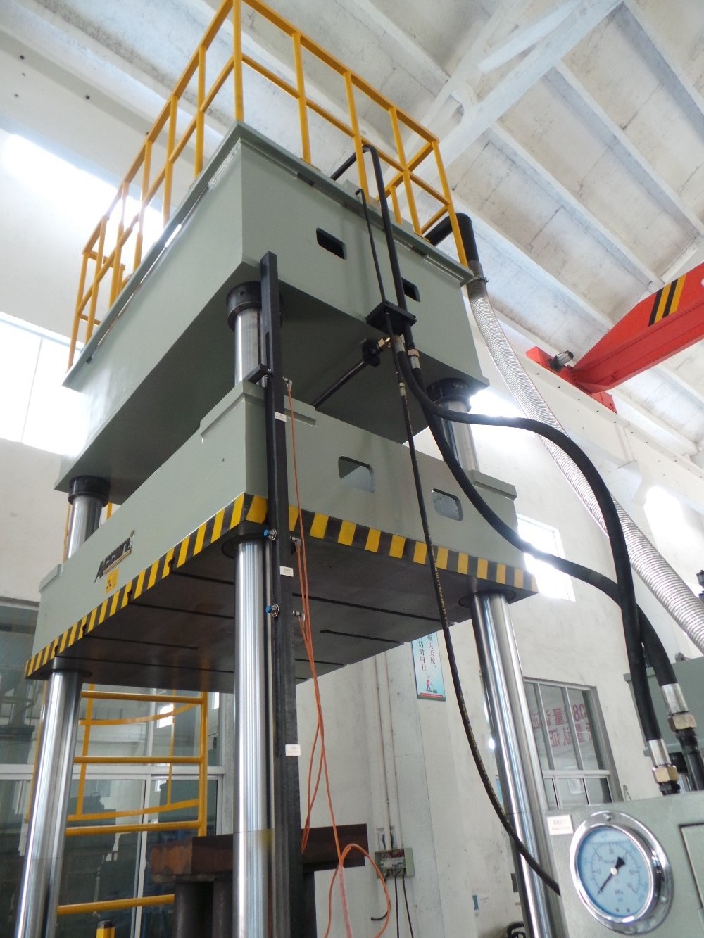 Anhui factory best selling synthetic diamond hydraulic press stainless steel pot making machine