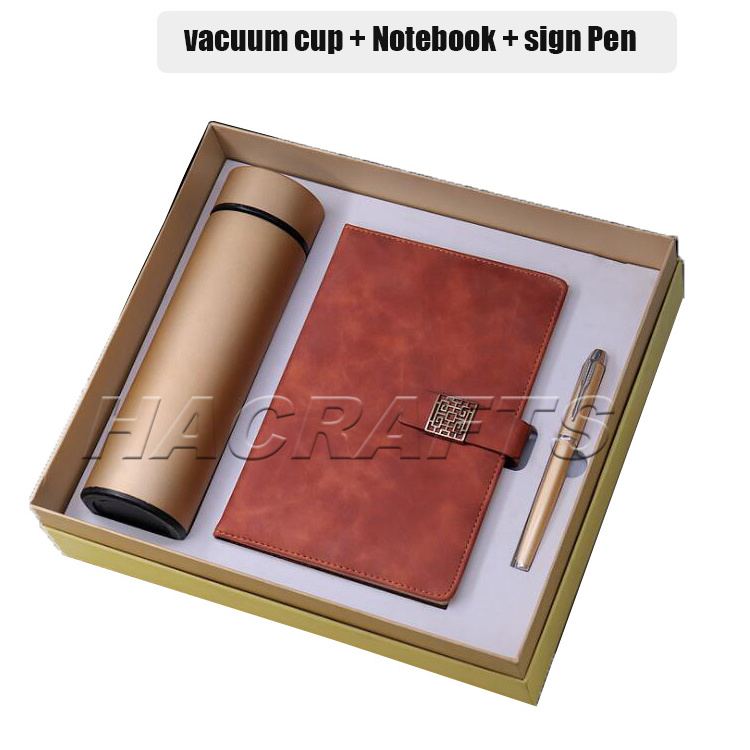 sufficient Stock !notebook pen and umbrella 3pcs a set business gift set luxury corporate