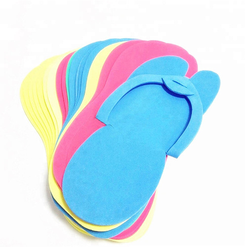 Spa EVA Cheap Disposable Foam Slipper Flip Flop Pedicure Thong Slippers Disposable Customers Wholesale for Beauty Salon