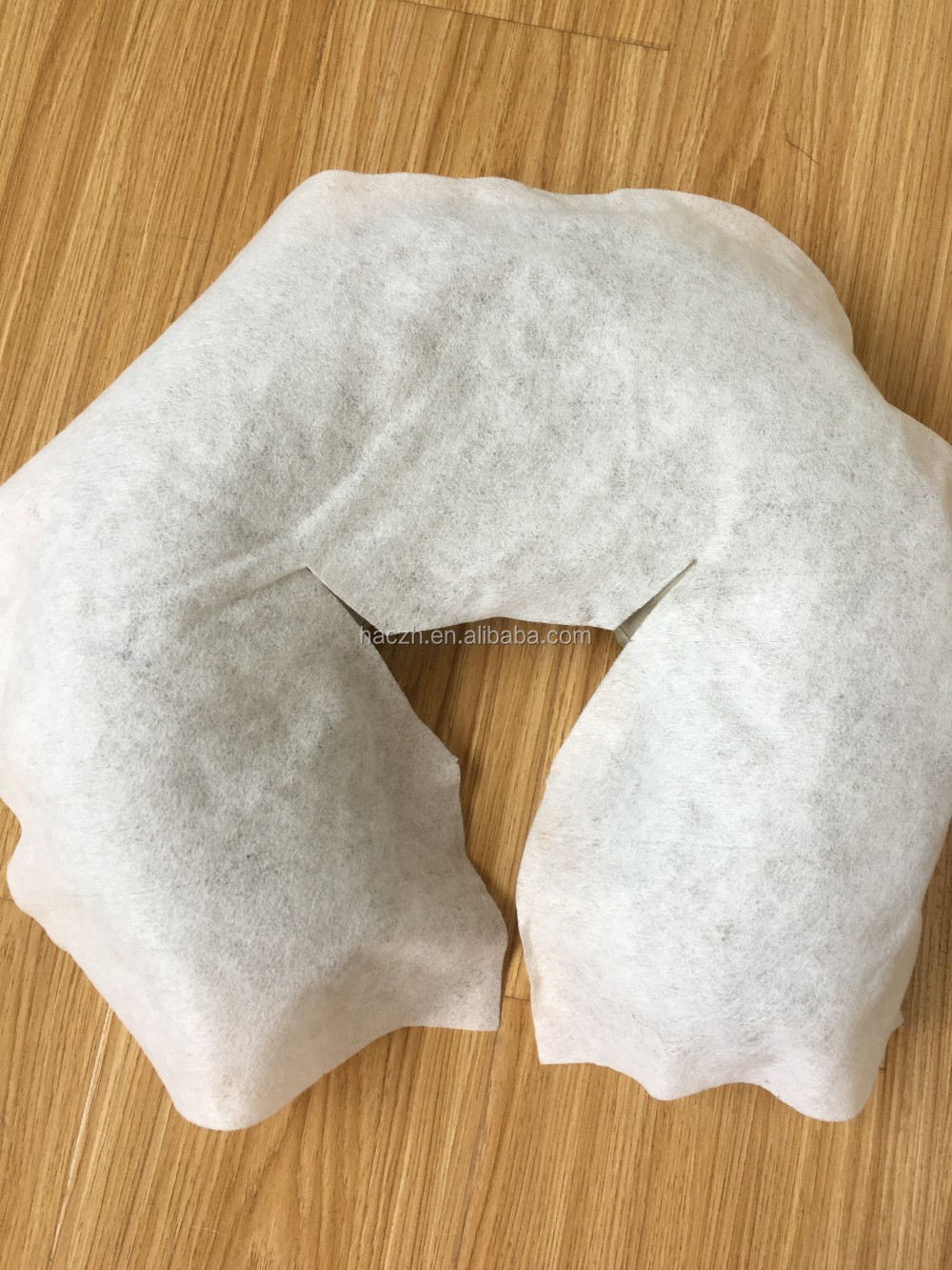 White 100 Pack Disposable Face Cradle Covers for Massage Tables and Chairs Single-Use Headrest Pillow Sheets for Spa Salon Bed