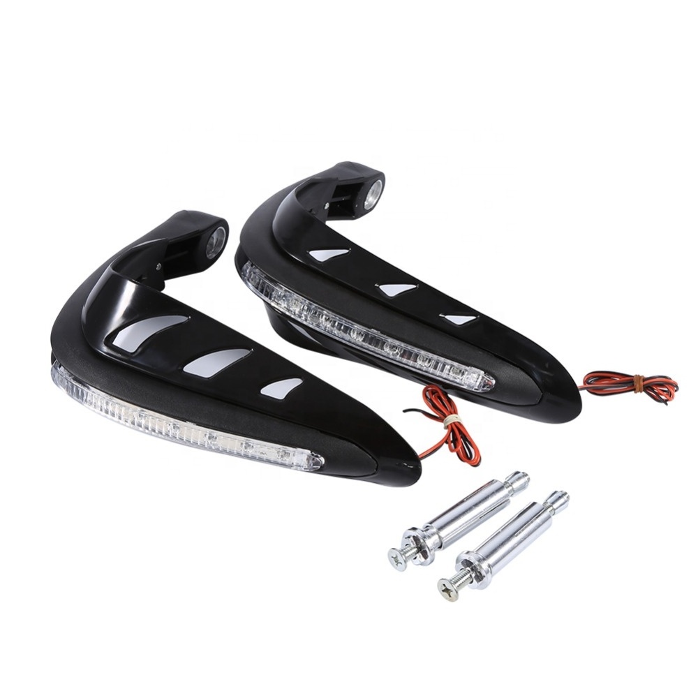 Universal Motorcycle Handguard With Lights  Motorcycle Hand guard with LED Light