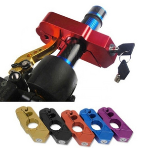 Motorcycle Handlebar Handle Grip Lock Handlebar Brake Handle Solid Lock Motorcycle Security Lock Anti Theft