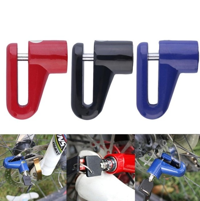 Anti-Theft Safety Cycling Motorcycle Bike Bicycle Lock Rotor Brake Wheel Lock/bicycle lock