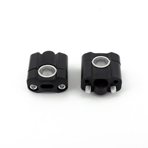 Motorcycle Handle Bar fixed code HandleBar Clamps Riser Adapter Aluminum Universal For 22MM/28MM Pit  Frame Fittings