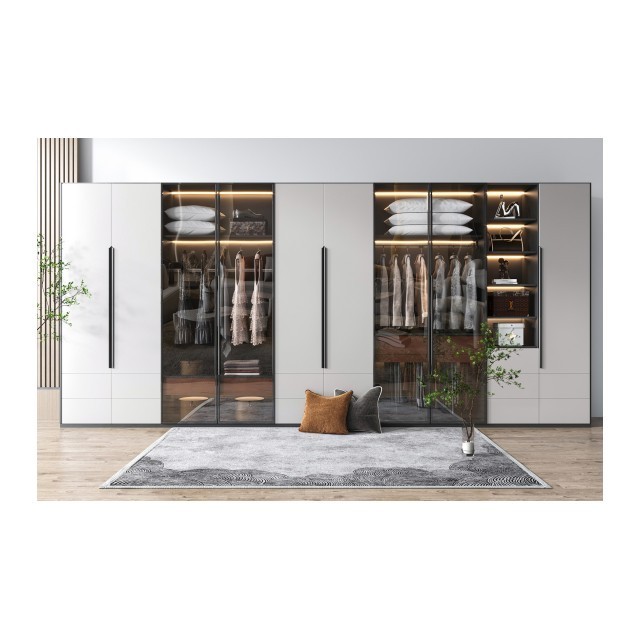 Modern Metal Wardrobe Home Furniture Bedroom Furniture Clothes Organizer Wooden Wardrobes Bedroom Closet Doors Foldable Wardrobe