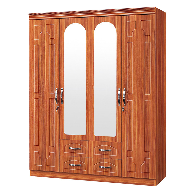 Wardrobe modern minimalist two three-door four-door wardrobe swing door practical large wardrobe