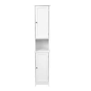 Narrow Bathroom Thin Tall Shelf Storage Cabinet Wholesale Customized Vertical Floor Free Standing Cabinet Storage Organizer