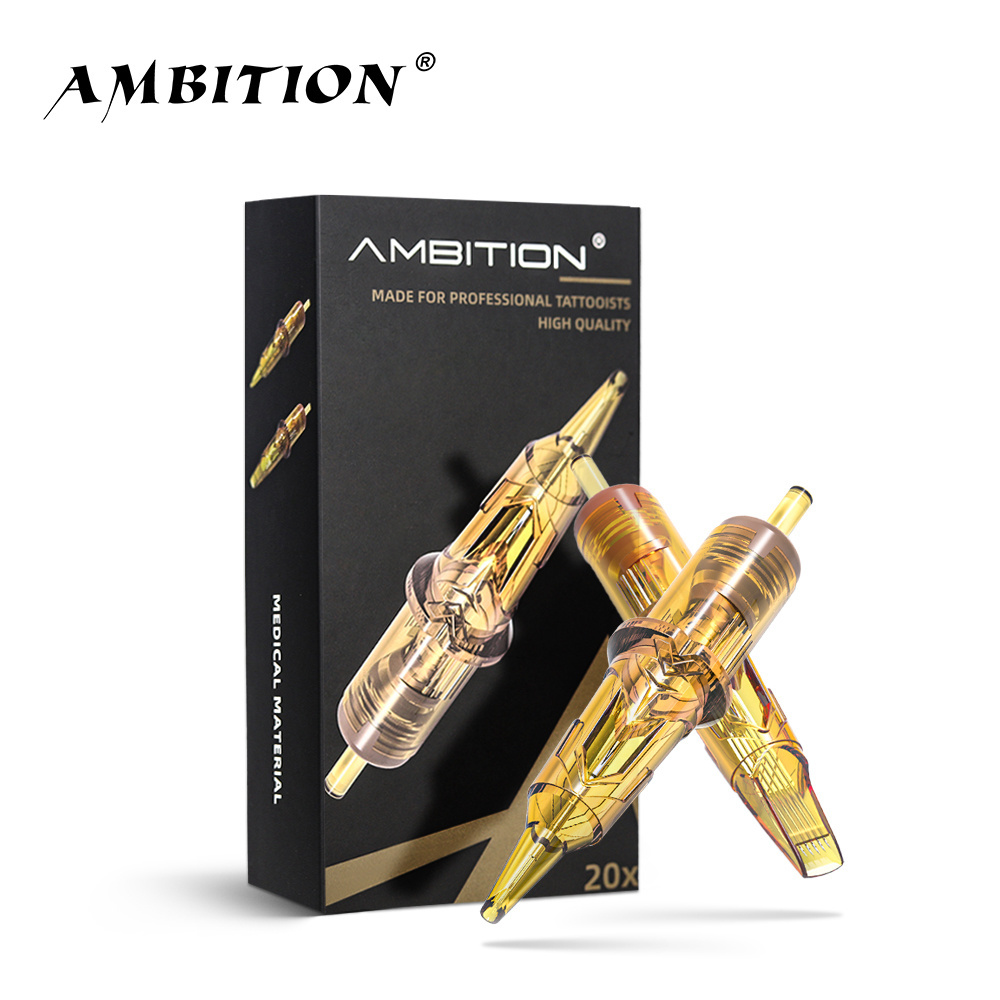 Ambition Glory RL M1 RM RS 316L Stainless Steel Tattoo Needles Professional Premium Tattoo Cartridges for Artists