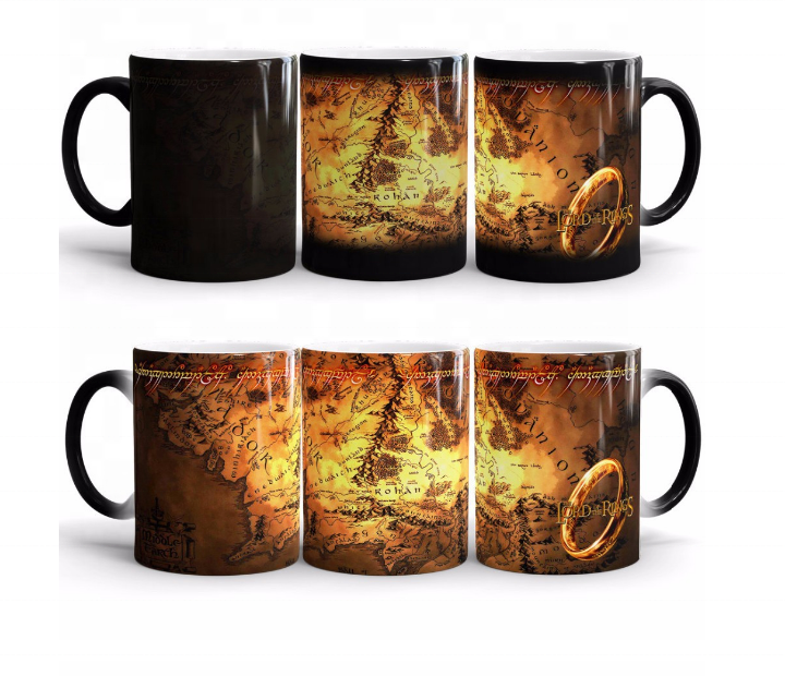 Gift custom Hot Selling Stock Blanks Travel Tea Mugs Coffee Mug Sublimation Design Color Changing Mug Cartoon Ceramic Anime Cups