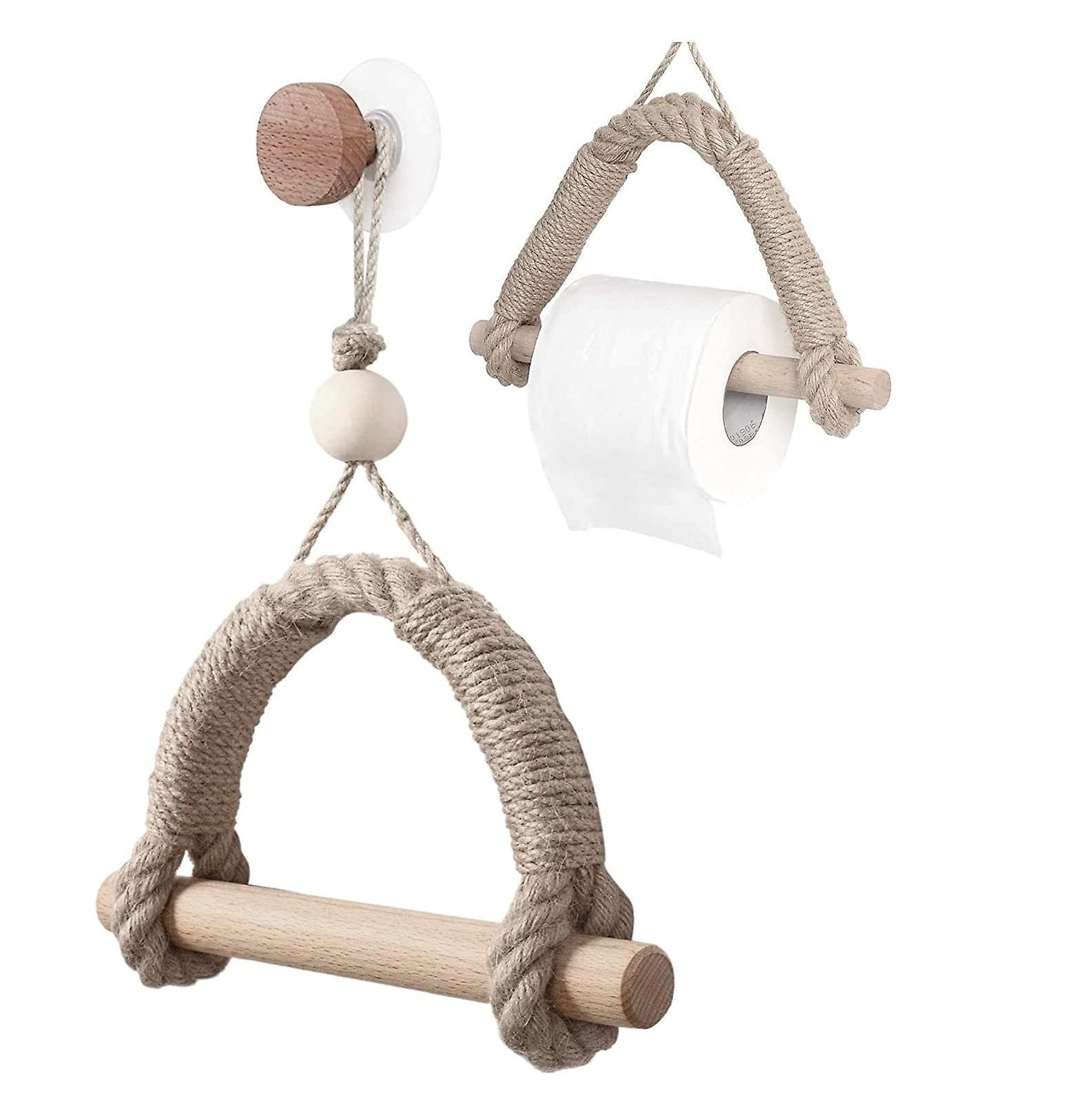 Rope toilet paper holder Home Stylish decorative item newest Handmade solid rope Tissue roll holder at affordable price