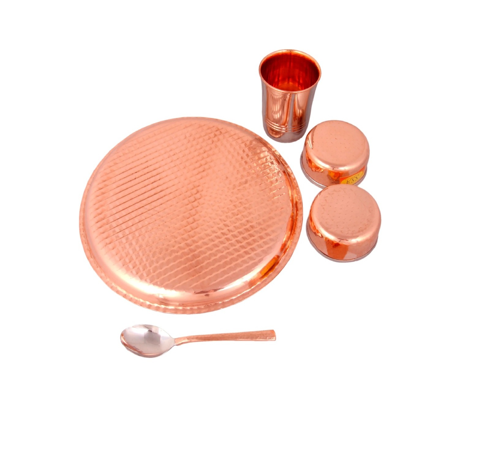 Unique copper dinner set New Luxury Crockery copper Dinner Sets for tabletop decorate item Dinnerware Sets