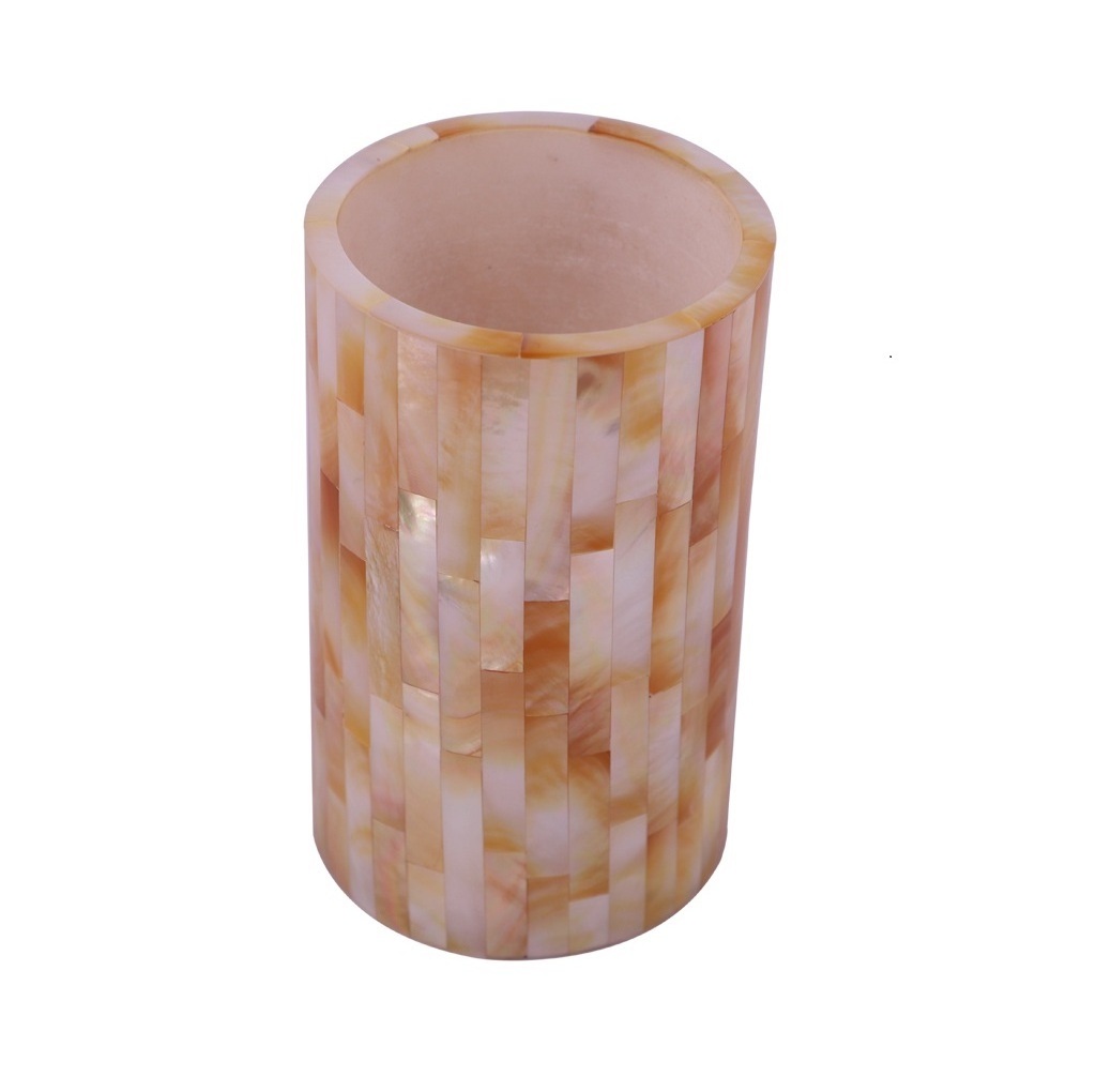 MOP candle holder for home and parties and customized and large size and mother of pearl candle holder