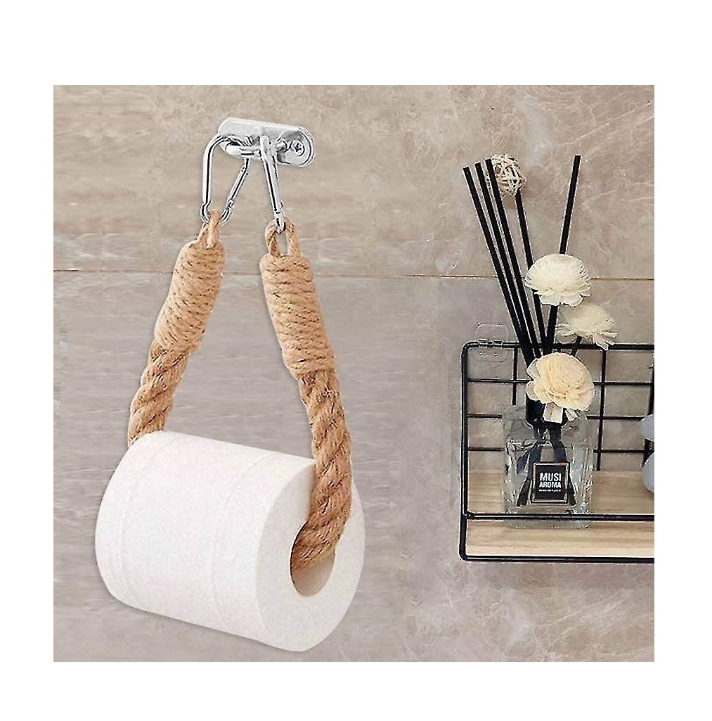 Rope toilet paper holder Home Stylish decorative item newest Handmade solid rope Tissue roll holder at affordable price