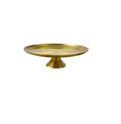 Top quality Base cake Stand Swing Cake Stand for Wedding Birthday Party Decoration use and hot piece brass cake stand