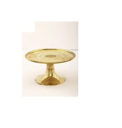 Top quality Base cake Stand Swing Cake Stand for Wedding Birthday Party Decoration use and hot piece brass cake stand