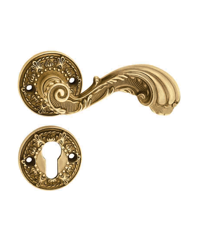 Best quality brass door handle with lock antique design furniture cabinet handle brass door handle at best price