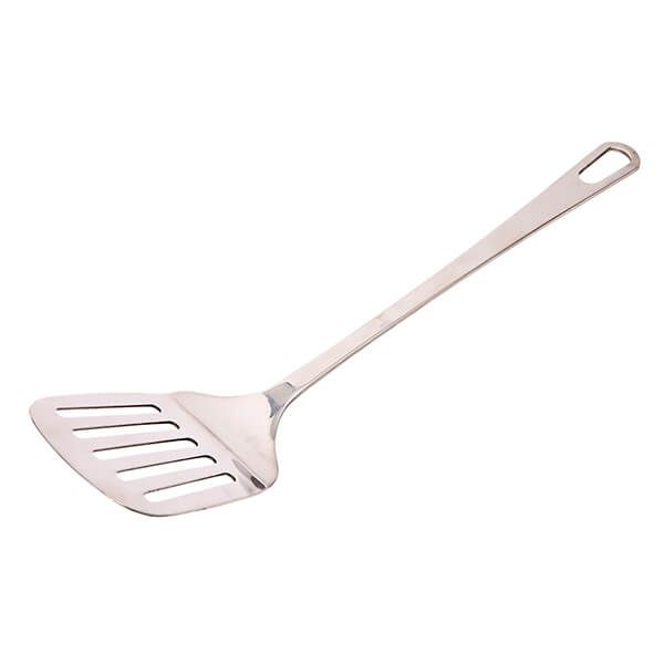 Hot Selling stainless steel turner spatula solid Kitchen Supplies Commercial Stainless Steel Turners Spatula Spoon