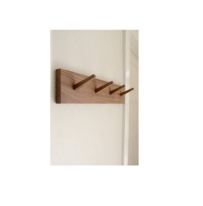 Top selling wooden wall rack for coat hook and bedroom and key holder wooden wall stand at wholesale price