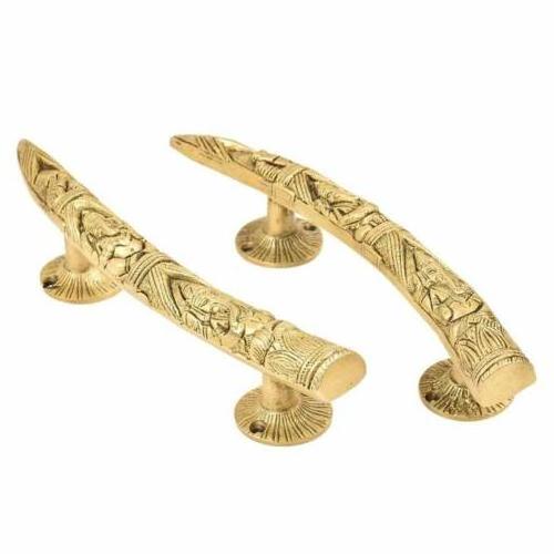 Exclusive brass door handle Admirable Design brass door handle antique design customized size brass door handle