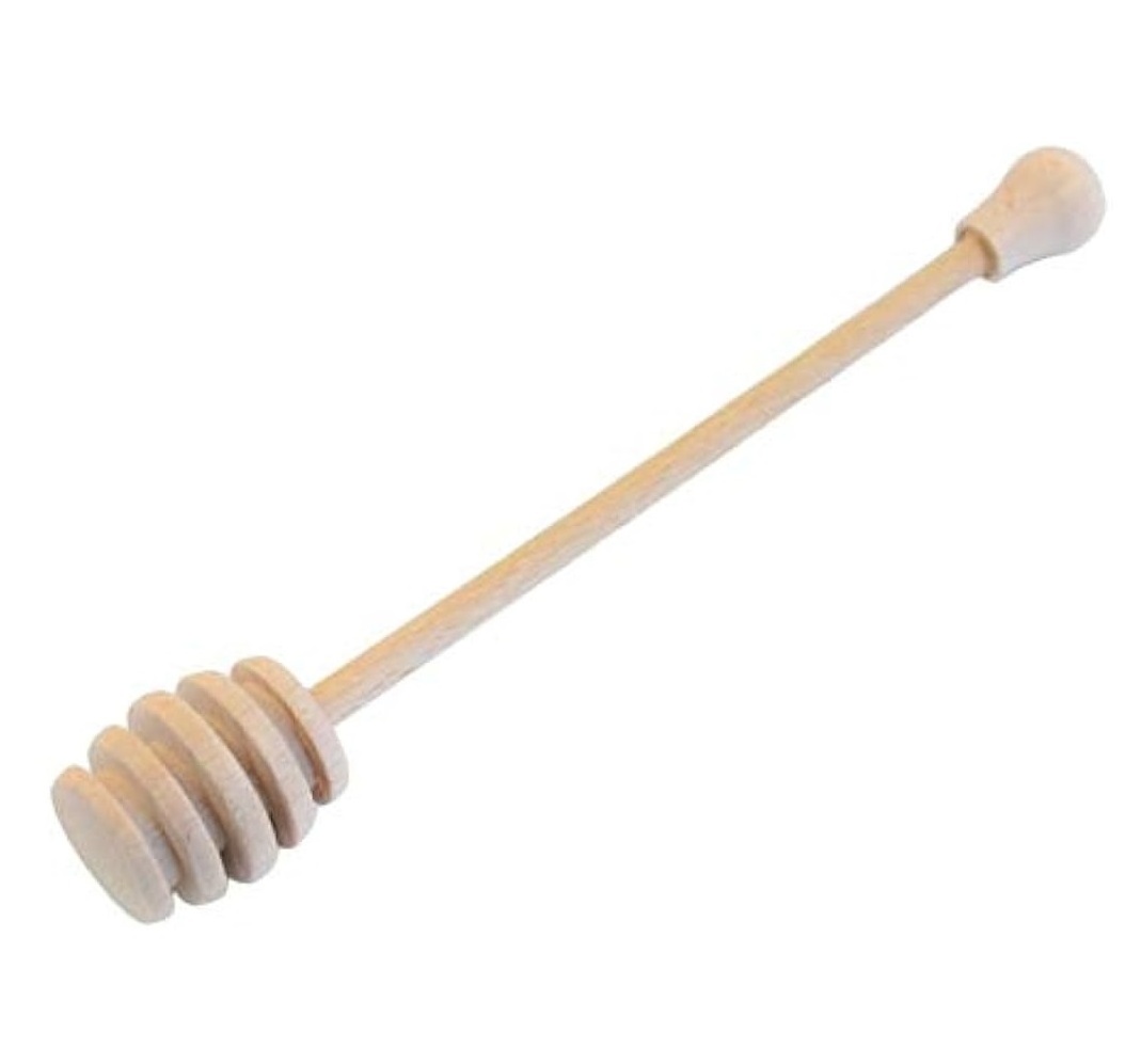 Wholesale Wooden honey dipper stick hot selling Syrup Honey Server Tea Accessories wooden dipper at lowest cost