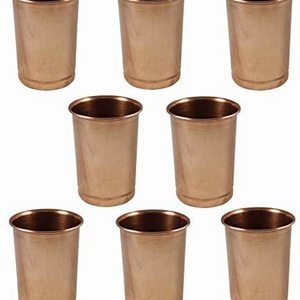 Wholesale bulk copper Drink Glass and shiny Polished design cocktail tumbler copper glasses for drinking water for hot selling