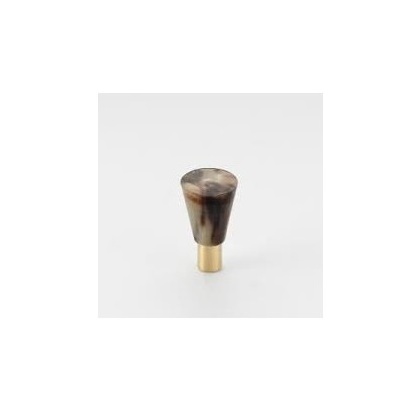 Horn Knobs for Drawer Door Cabinet Knobs round shape handicraft piece top selling products natural black horn knobs