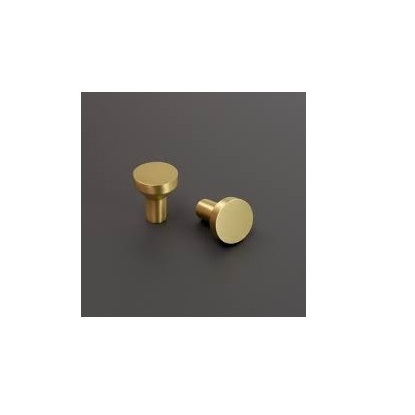 Different size brass cabinet handle handmade shiny polished knurled knobs furniture kitchen brass cabinet handles