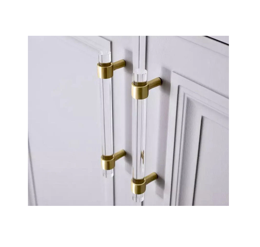 Unique Acrylic Door handle decorate cabinet handles kitchen acrylic door handles/pull Customized sale