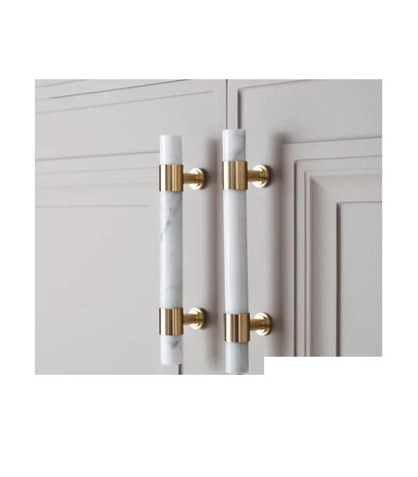 New design brass marble door handle Wardrobe Door Cabinet Small Handle Wholesale modern cabinet door drawer handle