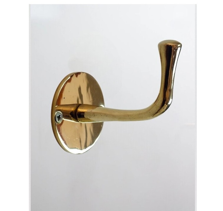 Unique design brass hook key hanger Wall Mount Towel Holder Bathroom Organizer gold brass Clothes Hook Rack