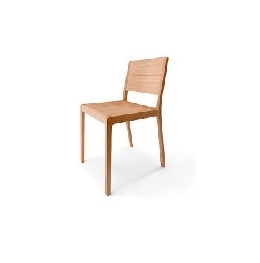 High quality wooden chair hand made shiny polished wooden Short height home decor wood chair for low price