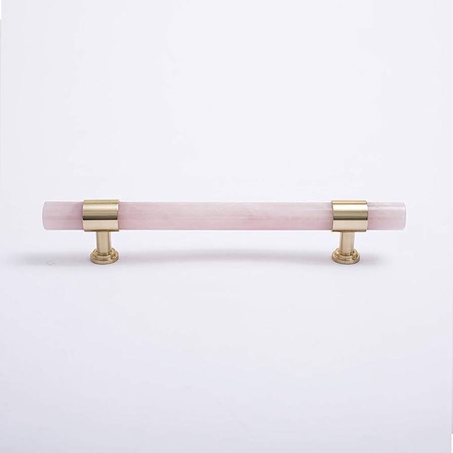 Marble and brass door handle Traditional Style furniture accessories hardware brass Pull handles at low price