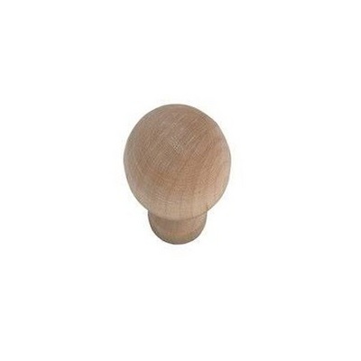 Latest piece wooden knobs egg shape drawer and mini size best quality acacia wooden knobs wholesale price