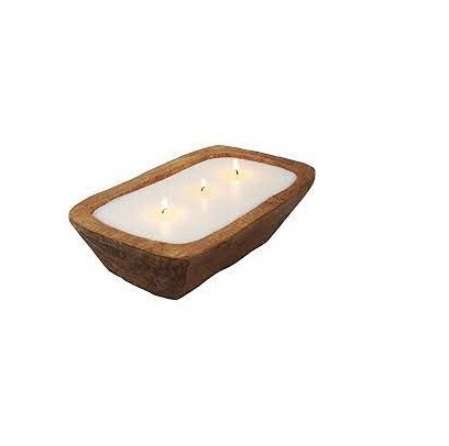 Heart shape wood candle dough bowl parties decorate Luxury Romantic dough bowls wooden decorate use for best price