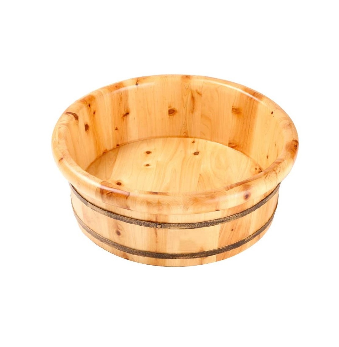 Hot Sale Wooden Pedicure Foot bucket for hand and feet cake and Soaking Bath Bucket For Spa Massager wood bucket