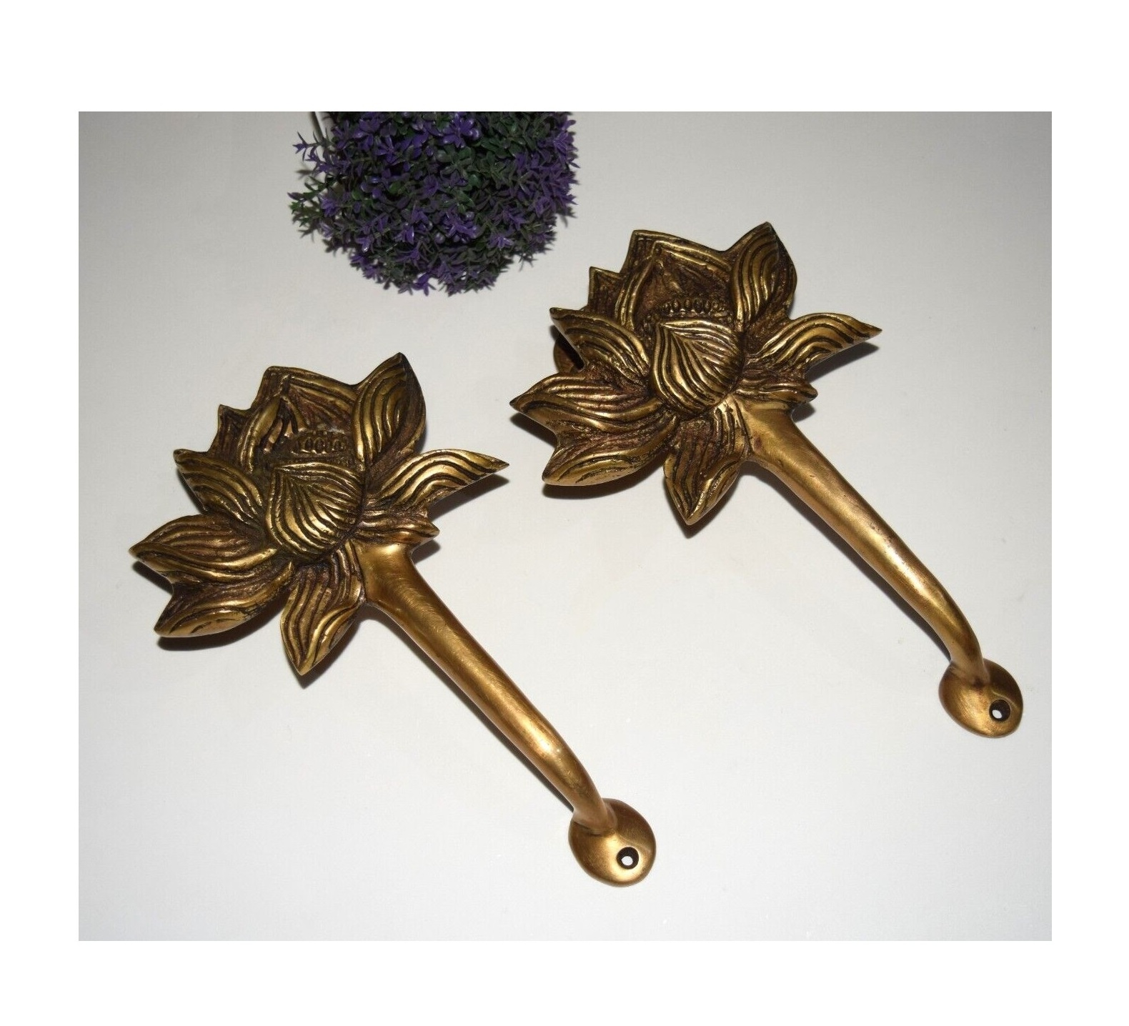 Luxury Door Handles attractive design tree stem and birds design latest brass door handle at cheap price