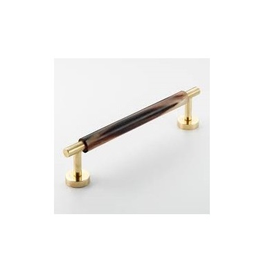 High quality horn knobs and pull handle solid brass cattle horn knobs and low price and hardware furniture accessories