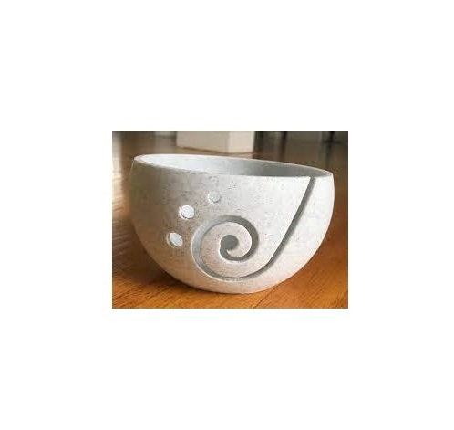 Unique Marble yarn Bowls For Knitting With Lid Holder Crochet Fiber Sewing Storage Yarn Balls for best selling product