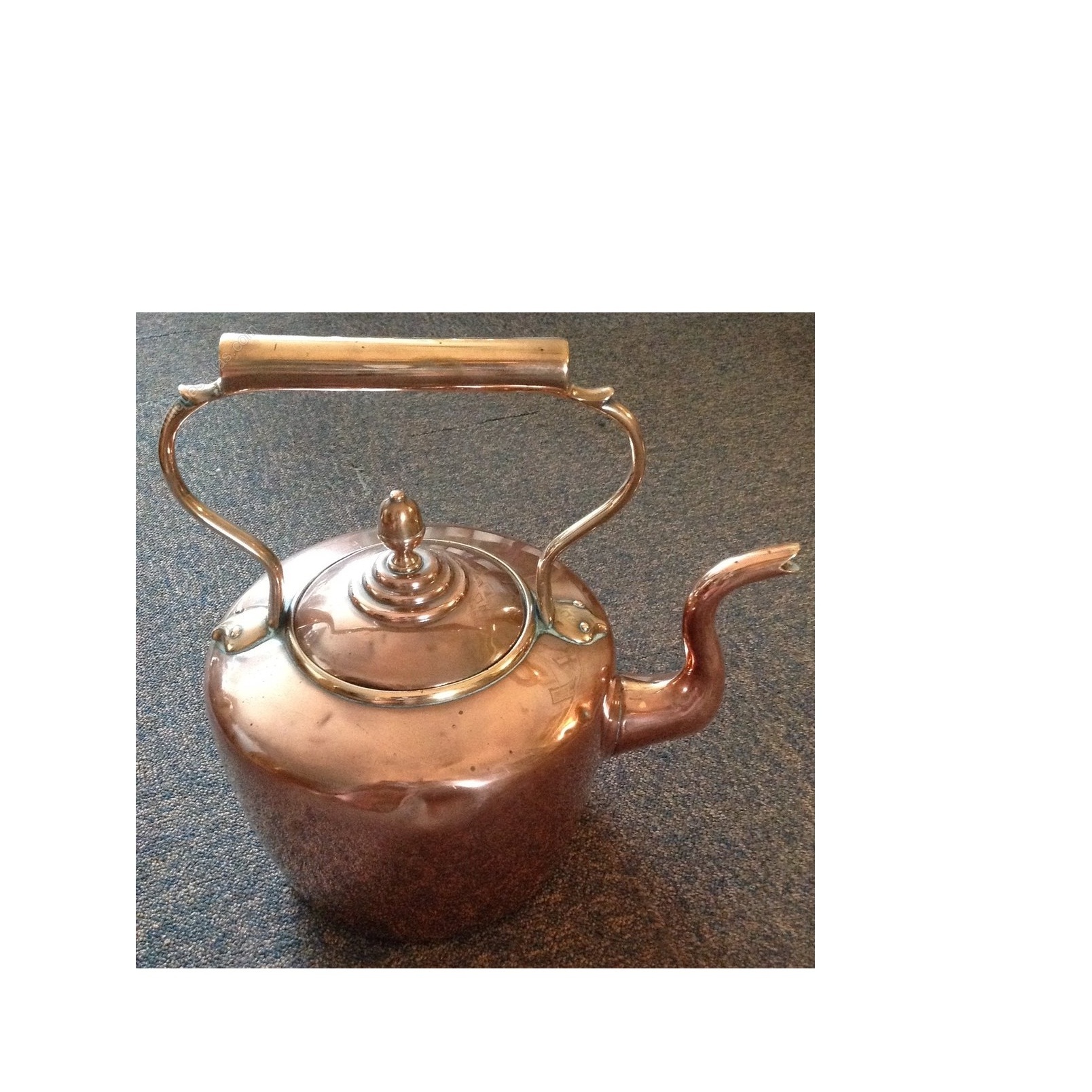 Antique Copper Kettle With Brass Handle Design Coffee and tea serving used Copper Tea/Coffee Kettle Pot At best price with sale