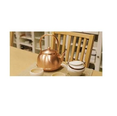 100% Pure Copper Tea Kettle for Handmade for Easy Grips Classic Tea Kettle Stainless Steel Whistling Style Copper Tea Pot kettle