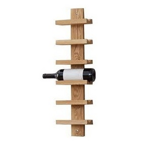 Wood Bar Bottles Wood Wall stand Wine Rack Decorative Home Bar Holds 5 Wine Bottles 4 Stemware Glasses Holder Rack