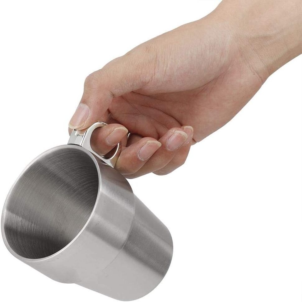 Wholesale Aluminum mug Simple Couple Coffee Cup/ Mug With Spoon Aluminum Coffee Mug for tabletop decorate