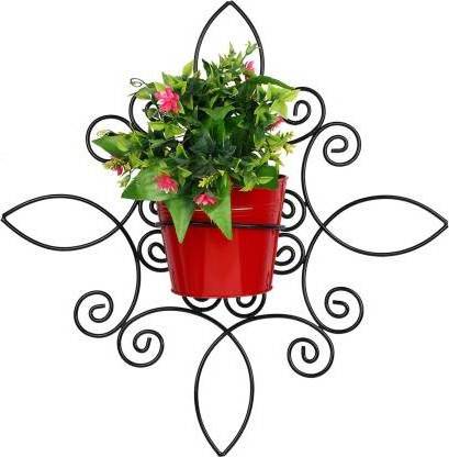 Hanging Flower Pots Metal Bucket Planter hanger stand for balcony and restaurant decorate item metal planter pot stand