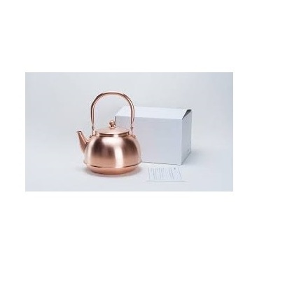 100% Pure Copper Tea Kettle for Handmade for Easy Grips Classic Tea Kettle Stainless Steel Whistling Style Copper Tea Pot kettle