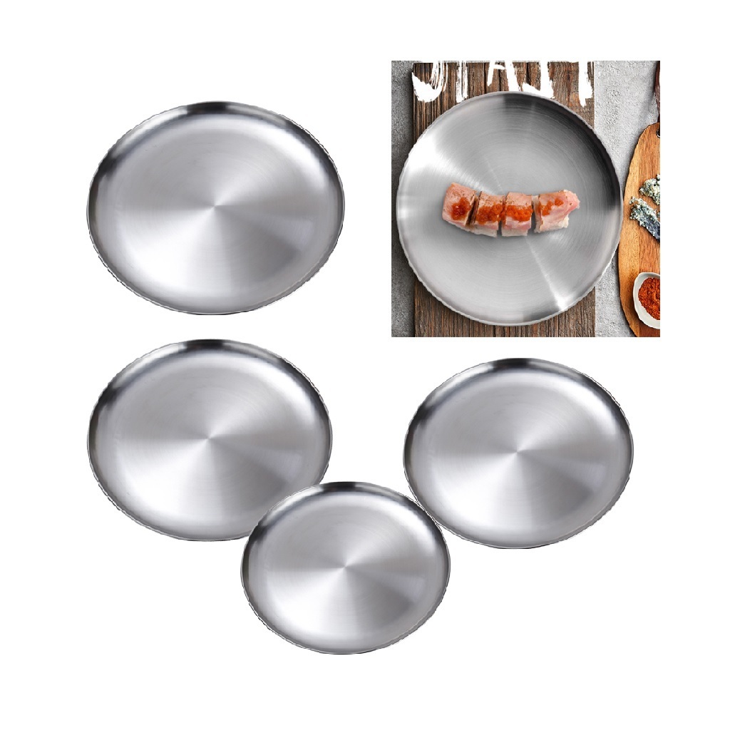 Premium Aluminum Rectangle plates food fruit serving Aluminum plate round handicraft manufacture form India