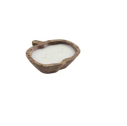 Latest piece wood candle dough bowl decorate wooden candle Dough Bowls festival Top Centerpiece Display Wood Bowls for candle