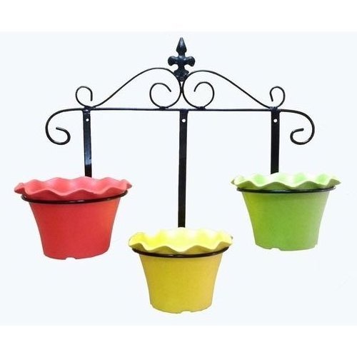 Top selling metal planter hanger pot Garden Flower Pot Holder Potted Stand Mounted Balcony at cheap price